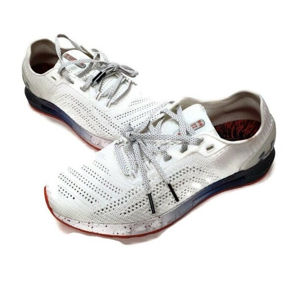 Under Armour HOVR Sonic Auburn Tigers Running Sneakers Shoes White Mens 8.5 - Picture 6 of 10